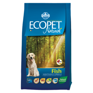 Ecopet Fish Dry Dog Formula - Medium Bites